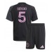 Maillot de foot Inter Miami Sergio Busquets #5 Extérieur vêtements enfant 2025-26 Manches Courtes (+ pantalon court)